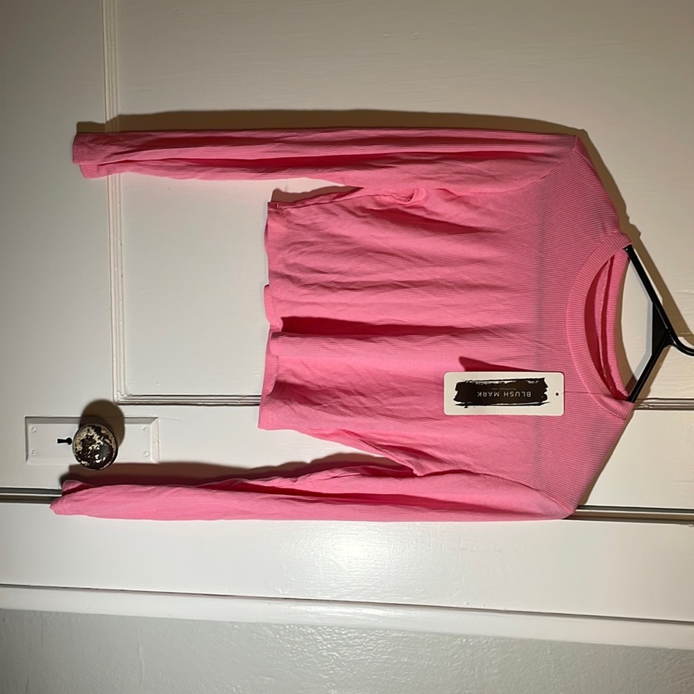 Pink Crop Shirt